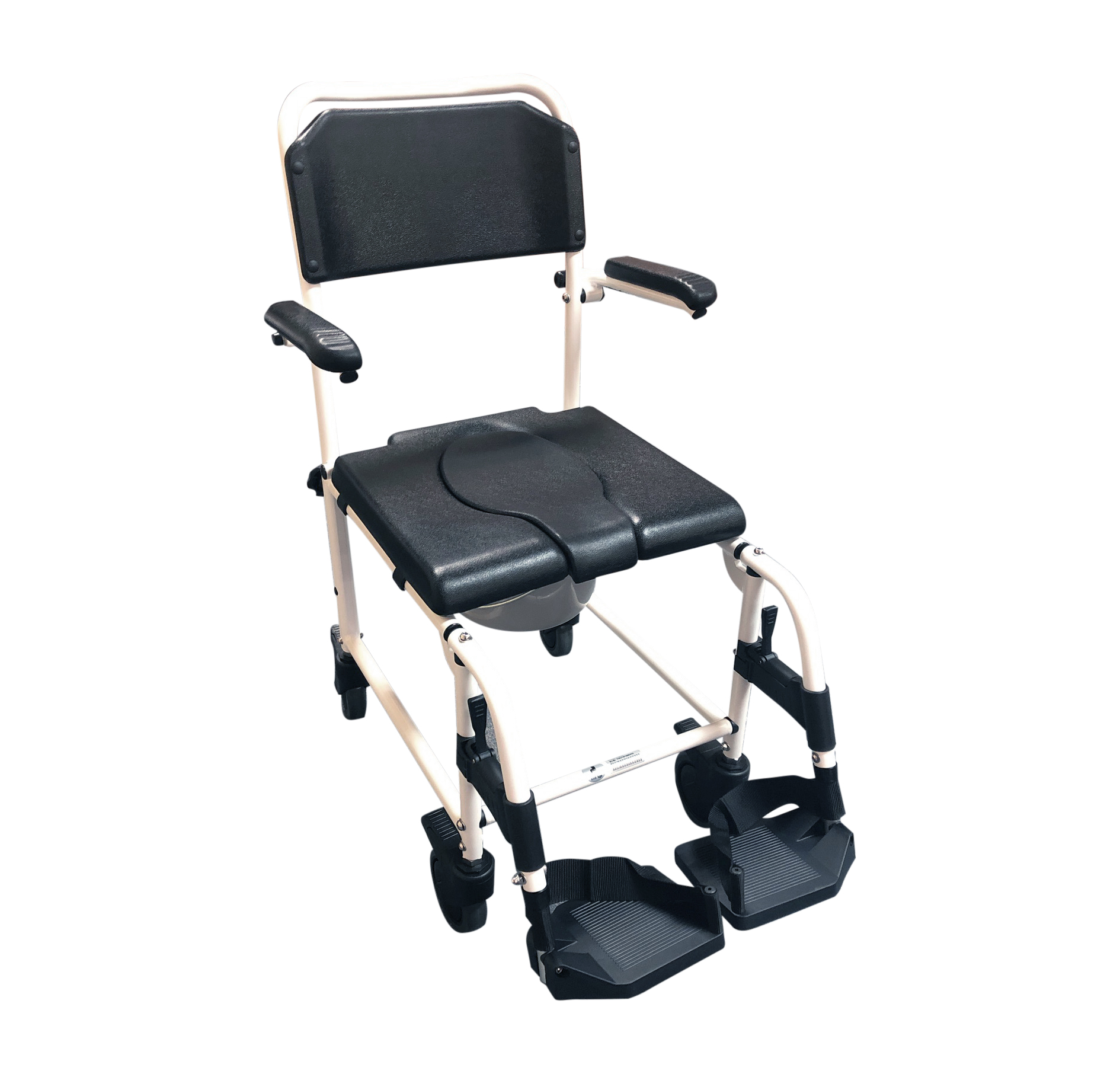 Deluxe Mobile Commode And Shower Chair Goldfern Mobility
