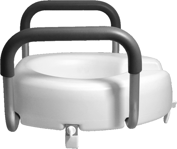 Side view of 5" Raised Toilet Seat