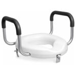Raised Toilet Seat with Arms