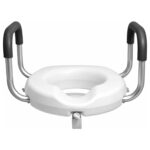 Raised Toilet Seat with Arms - Image 5
