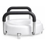 Raised Toilet Seat with Arms - Image 4