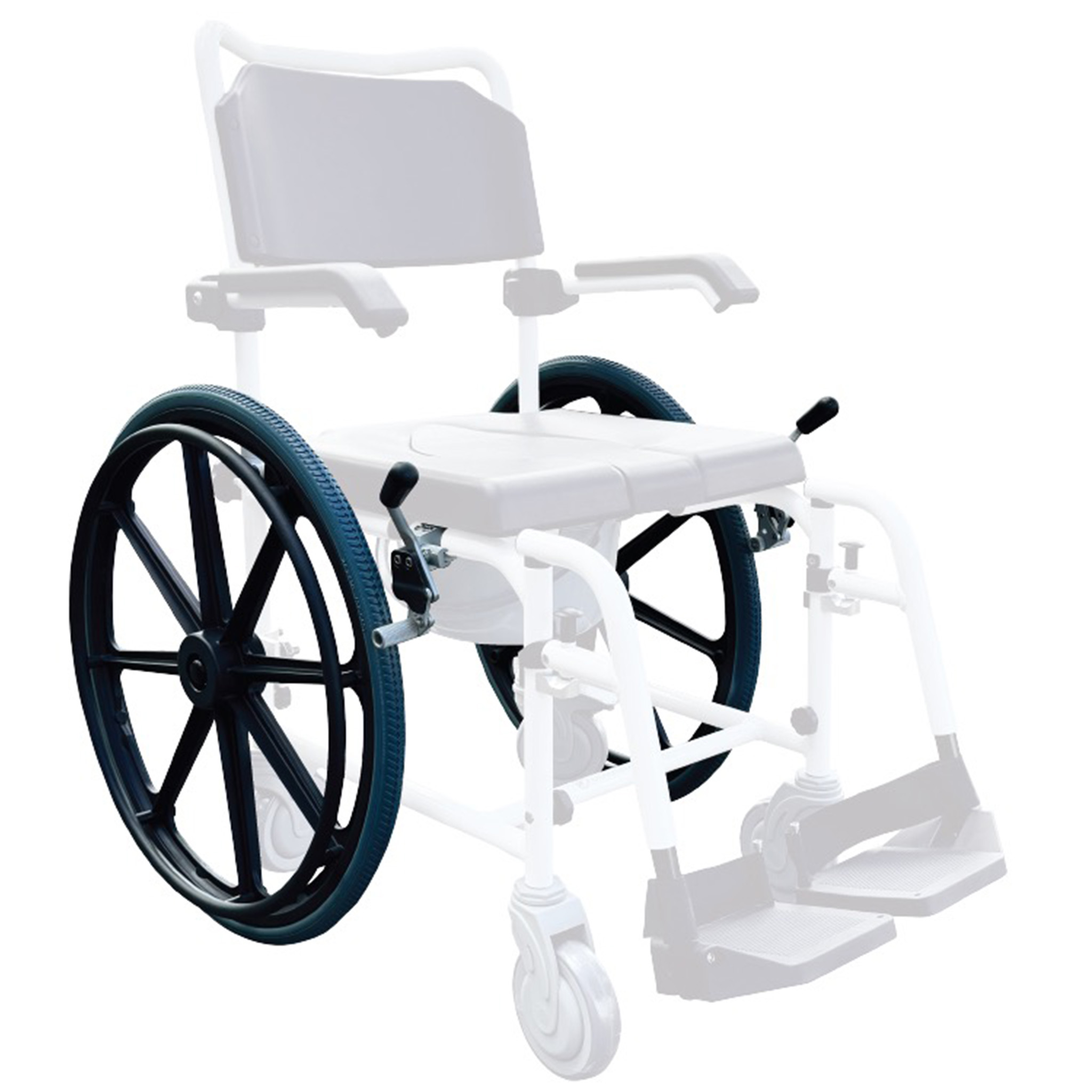 Self-Propelled Kit #1 Shower Commode Self-Propelled Kit - Image 1