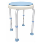 Shower Stool with Rotating Seat
