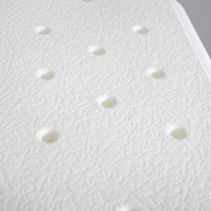 Heavy-Duty Shower Stool - Drainage holes in chair