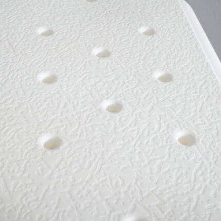 Heavy-Duty Shower Stool - Drainage holes in chair
